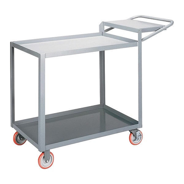 Order Picking Stock Cart, 2 Shelves, 1200 lb