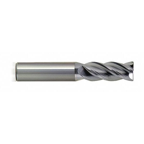 Carbide Hp End Mill R0.25mm 3mmx6mm, Number of Flutes: 4
