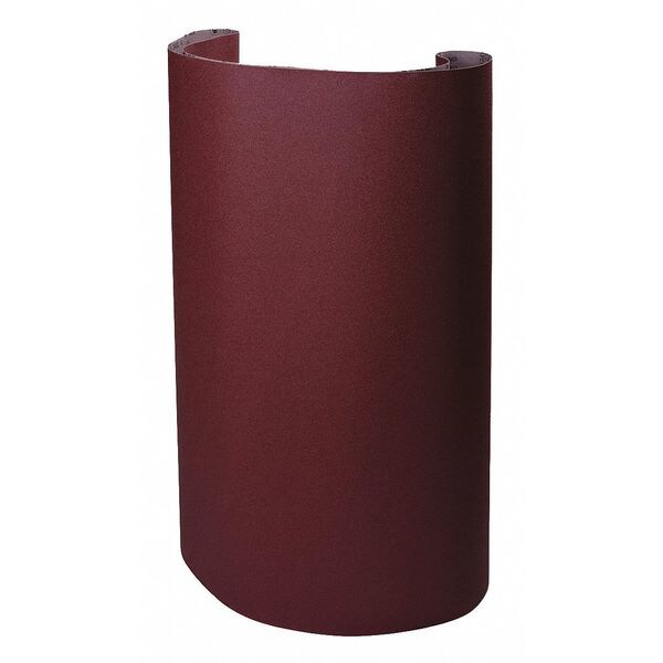 Sanding Belt, 52 in W, 75 in L, Open Coat, Aluminum Oxide, P150 Grit, Brown