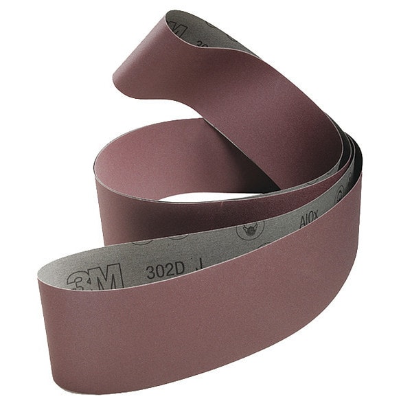 Sanding Belt, 2 in W, 132 in L, Open Coat, Aluminum Oxide, P240 Grit, Brown