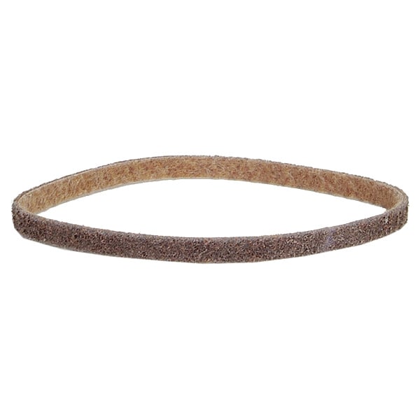 Surface-Conditioning Belt, 1/4 in W, 18 in L, Non-Woven, Aluminum Oxide, Not Applicable Grit, Brown