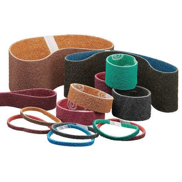 Surface-Conditioning Belt, 1 in W, 60 in L, Non-Woven, Aluminum Oxide, Not Applicable Grit, Coarse