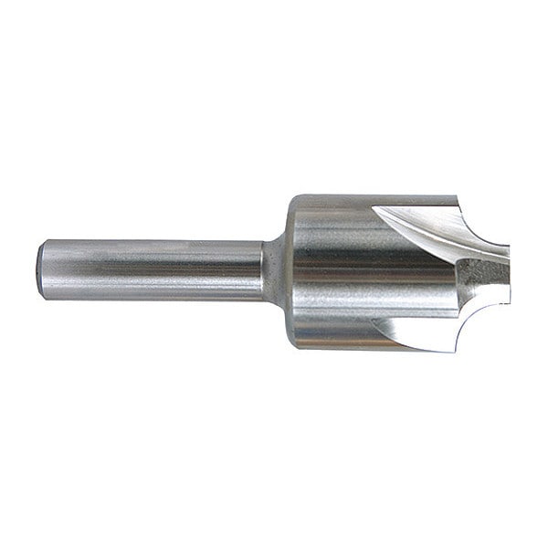 Hss Corner Rounder End Mill, R, 1/8, 1/8"