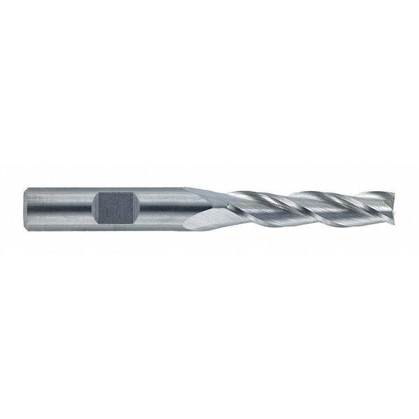 Hss General Purpose End Mill, Sq., 3/4x3", Number of Flutes: 3