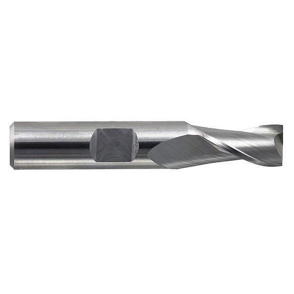 Hss Stub GP End Mill Sq 7/16"X7/16, Number of Flutes: 2
