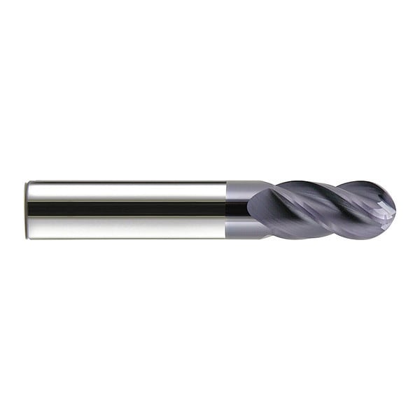 Carbide Hp End Mill Ball 5/8"X1-1/4, Milling Dia.: 5/8"