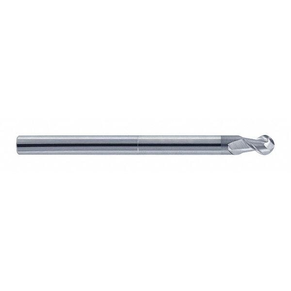 Carbide HP End Mill, Ball End, 3/4" x 1", Overall Length: 5"