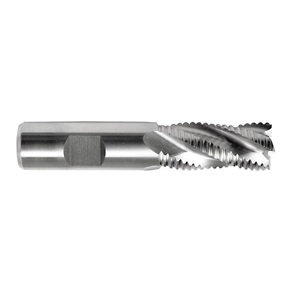 End Mill, Coarse-Rougher, Square, 1-1/4", Number of Flutes: 6