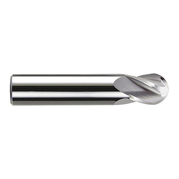 Gnrl Prpse End Mill, Crbd, Ball End, 3/4x1", Number of Flutes: 4