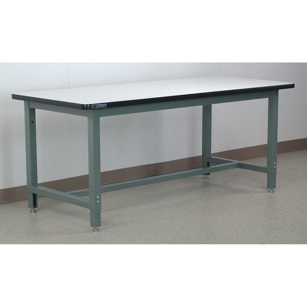 Bolted Workbenches, 60" W, Adjustable Height, 1000 lb.