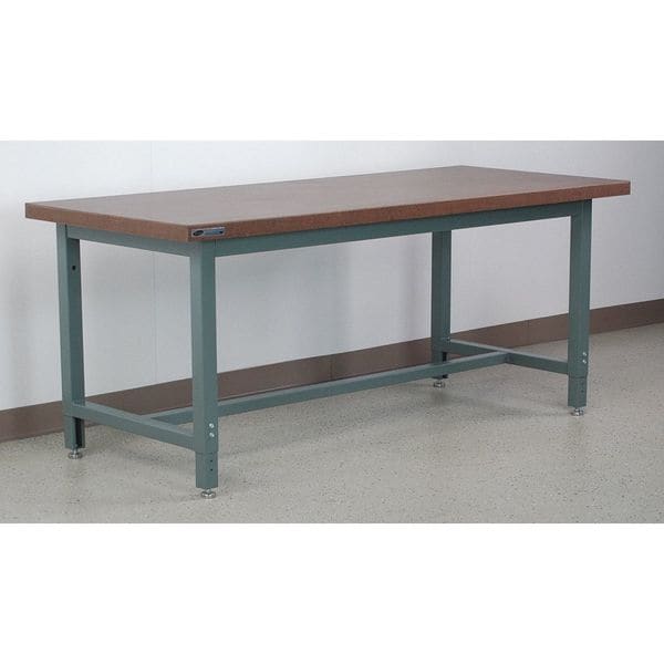Bolted Workbenches, 60" W, Adjustable Height, 1000 lb.