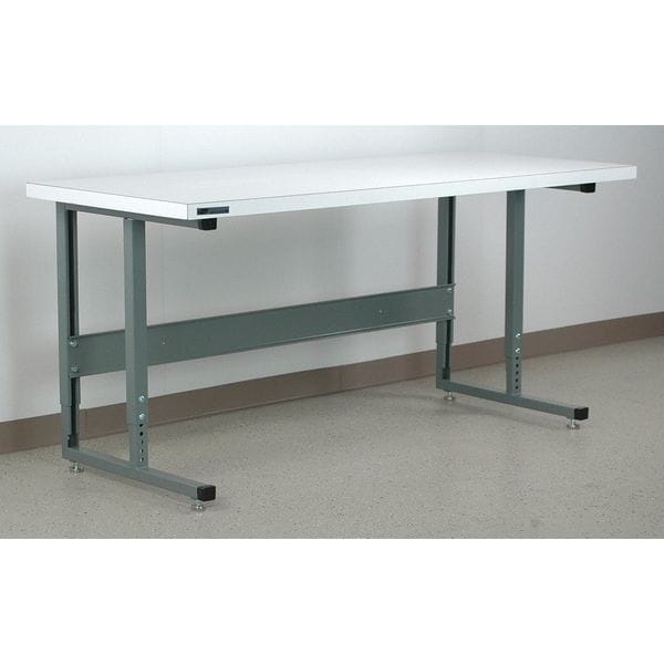 Bolted Workbenches, 60" W, Adjustable Height, 1000 lb.