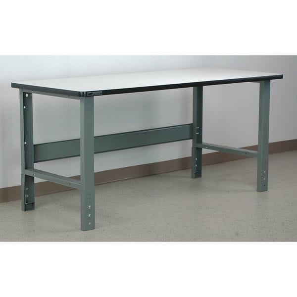 Bolted Workbenches, 60" W, Adjustable Height, 3500 lb.