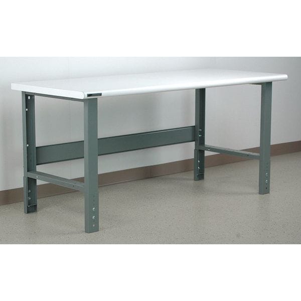 Bolted Workbenches, 60" W, Adjustable Height, 3500 lb.