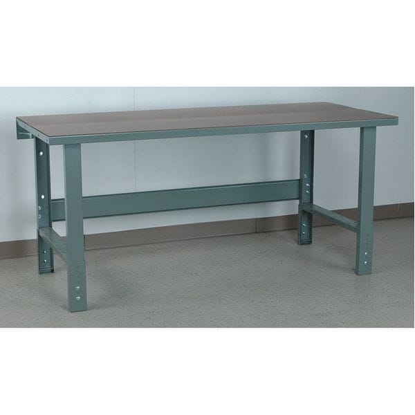 Bolted Workbenches, 60" W, Adjustable Height, 3500 lb.