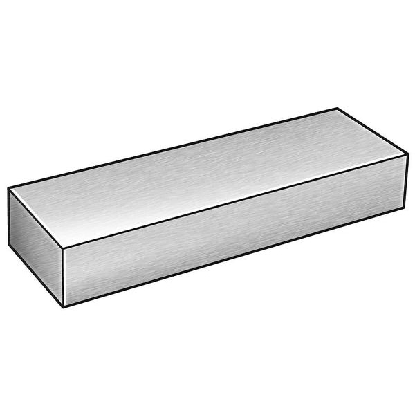 Bar Stock, Al, 6061, 1 1/2 x 6 In, 1 Ft