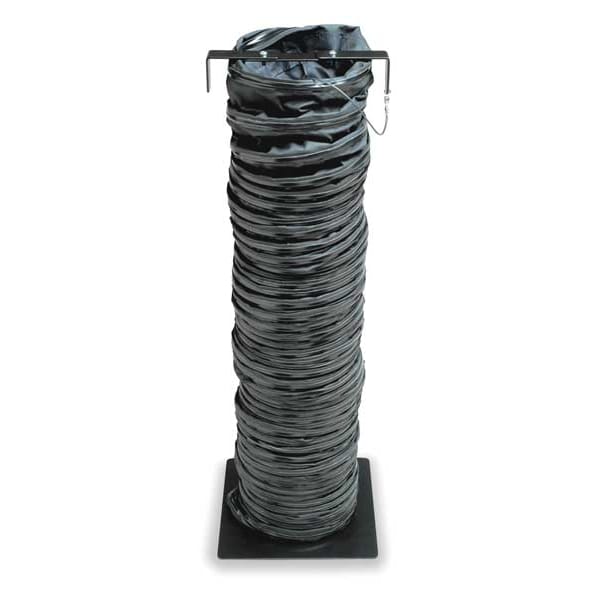 Statically Conductive Duct, 15 ft., Black