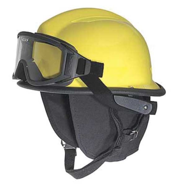 Fire Helmet, Thermoplastic, 6 pt Ratchet, Lime-Yellow, Fits Hat Size 6-1/2 to 8 , Modern