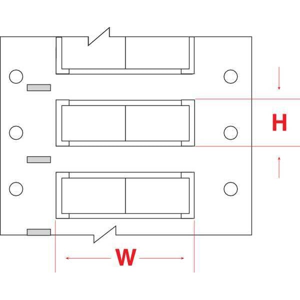 Write On White Wire Marker Sleeves, PermaSleeve(R) Polyolefin, 3PS-750-2-WT-S-2