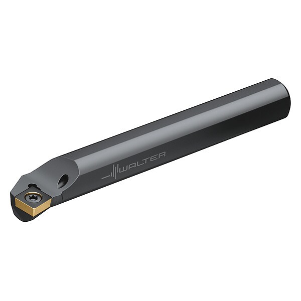 Indexable Boring Bar, 252.23mm L, High Speed Steel, Square Insert Shape