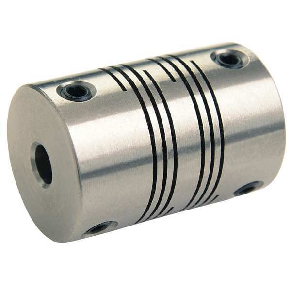 Coupling, 6 Beam Set Screw, 1/2in.x 3/8in.