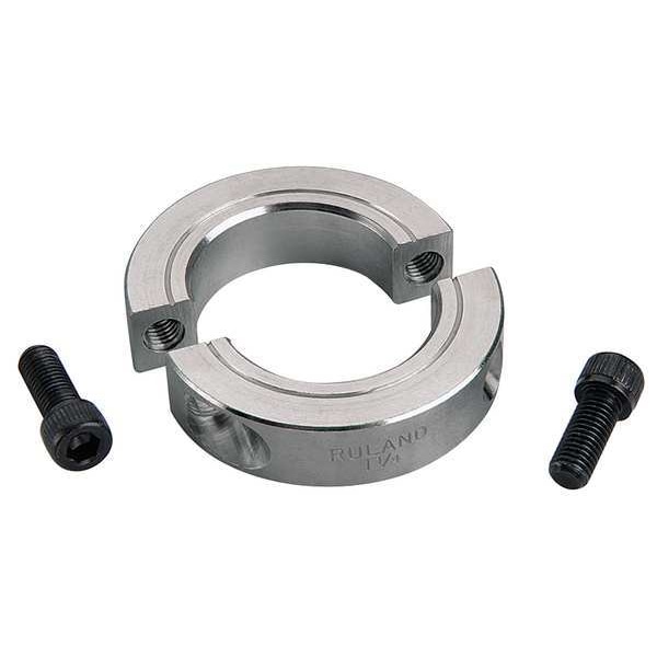 Shaft Collar, Clamp, 2Pc, 70mm, Alum