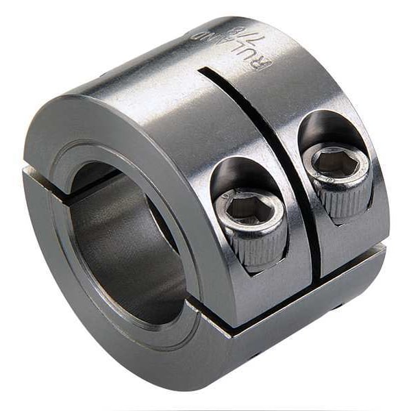 Shaft Collar, Clamp, 2Pc, 8mm, 303 SS