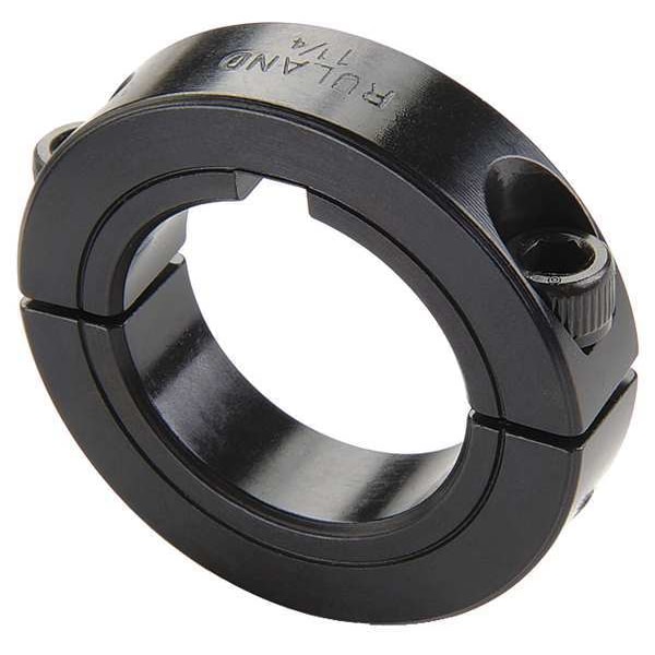 Shaft Collar, Clamp, 2Pc, 3/8 In, Steel