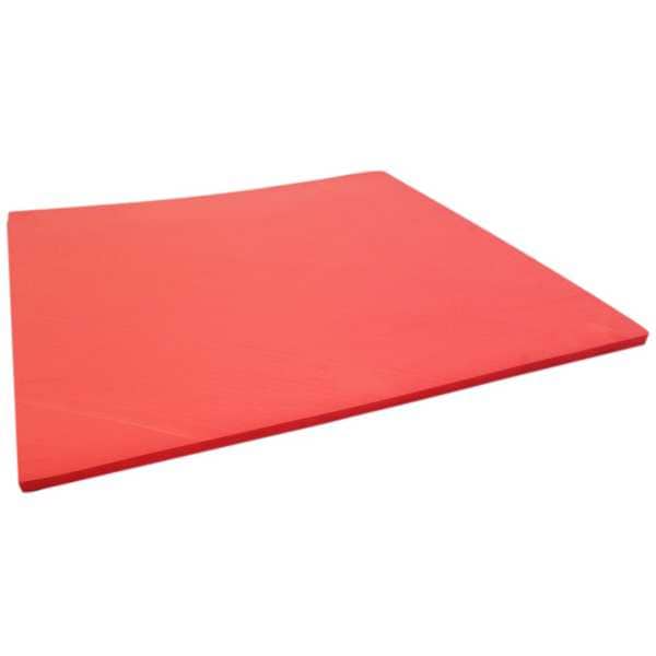 Foam Sheet, Crosslink, 24 in W, 24 in L, 1/2 in Thick, Red