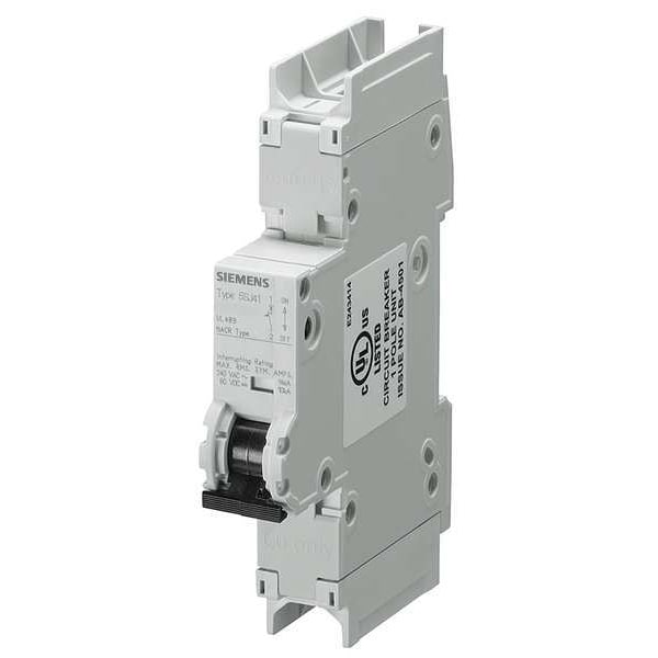 Miniature Circuit Breaker, 5SJ4 Series, 0.5A, 1 Pole, 240V AC, 14kA, C Curve