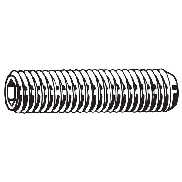 Socket Set Screw, Cup, 5/16-18x2-3/4, PK50