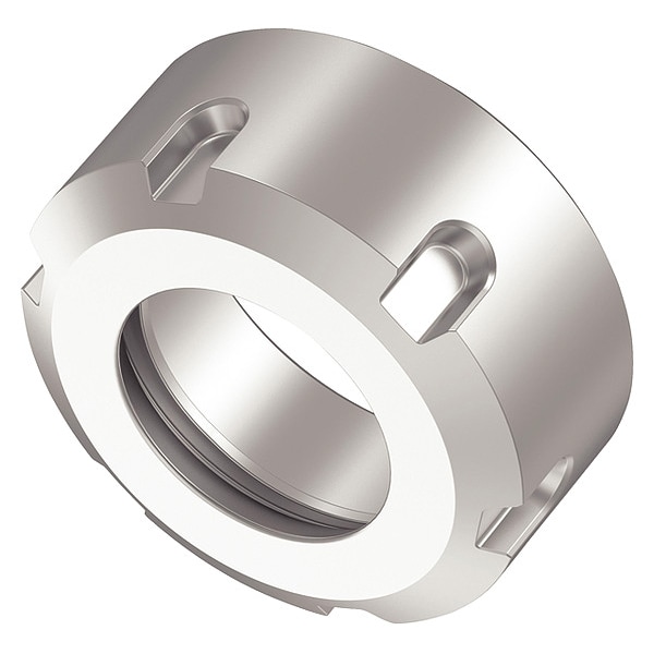 Locknut and StopScrew, ER32SolidLockNut