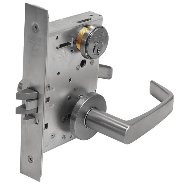 Lever Lockset, Mechanical, Storeroom