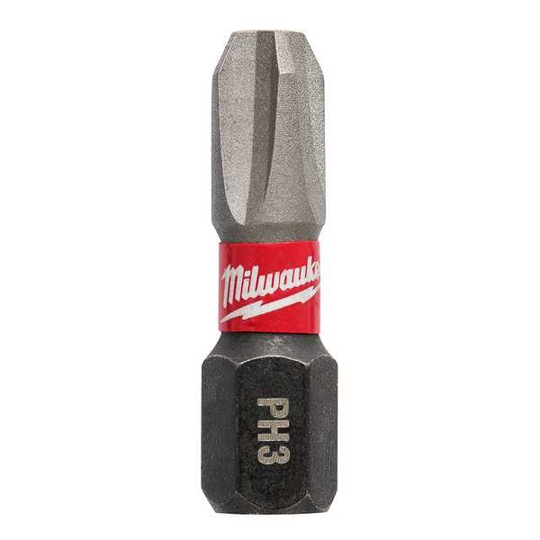 SHOCKWAVE 1 in Phillips No. 3 Impact Duty Power Bit, 250-Piece Pack