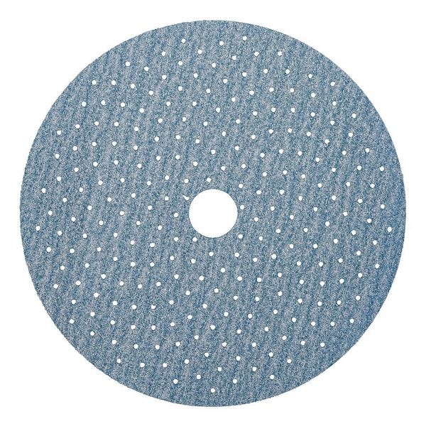 Hook-and-Loop Sanding Disc, 5" Dia, Multi-Hole, Ceramic Alumina, P1000 Grit, Coated Type