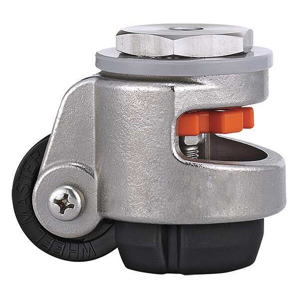 Leveling Caster, Nylon, 1-3/4 in., 220 lb.