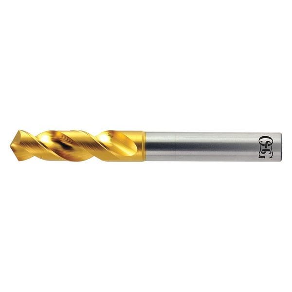 Screw Machine Drill Bit, 9.05 mm Size, 120  Degrees Point Angle, High Speed Steel, TiN Finish