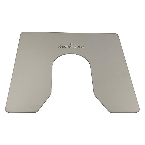 Slotted Shim 6 x 6" x 0.050", Pk10