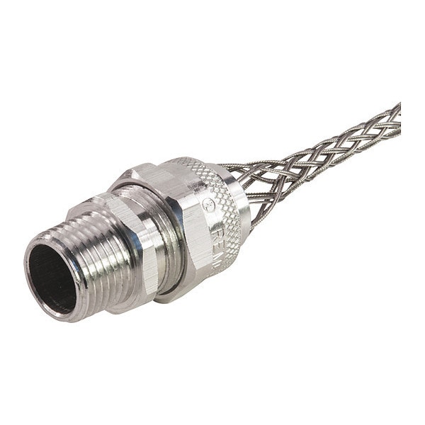 Cord Grip, Alum, 1-1/2", .875-1.00, Mesh
