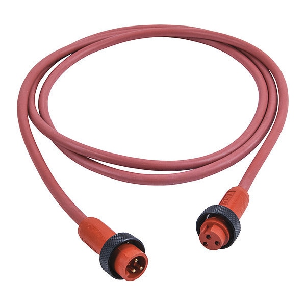 Cordset, Mini, Hi-Temp Sil, M/F, 2 P, 6 ft.