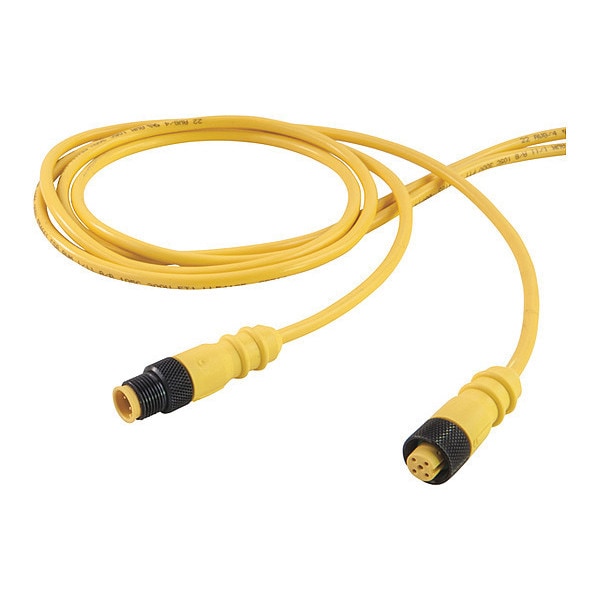 Cordset, Single Key, TPE, M/F, 5 P, 13.1 ft.