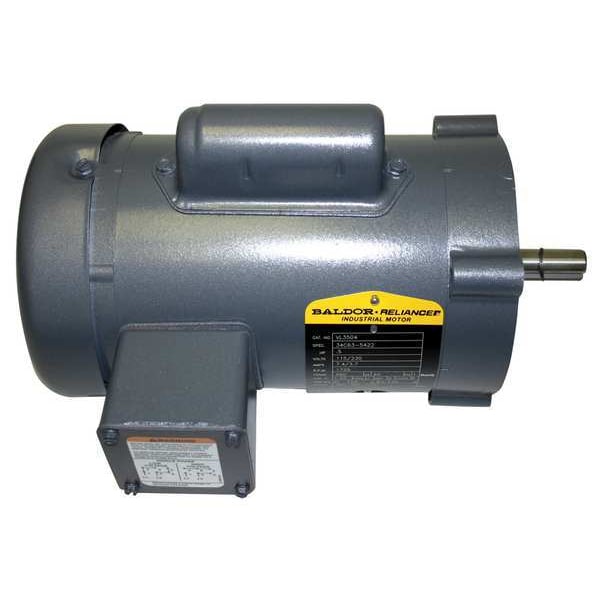 Capacitor-Start/Run General Purpose Motor, 1/2 hp HP, 115/230V AC Voltage, 56C Frame