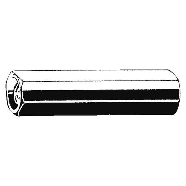 Hex Standoff, Zinc Plated Steel, 25.0.0 mm Overall Lg, 100 PK