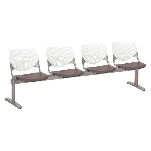 Kool Beam Seat Beam Seating, 95 in W 22" L 31" H, Polypropylene Seat
