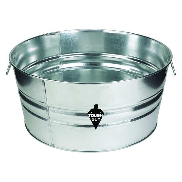 Utility Tub, 11 gal., Silver