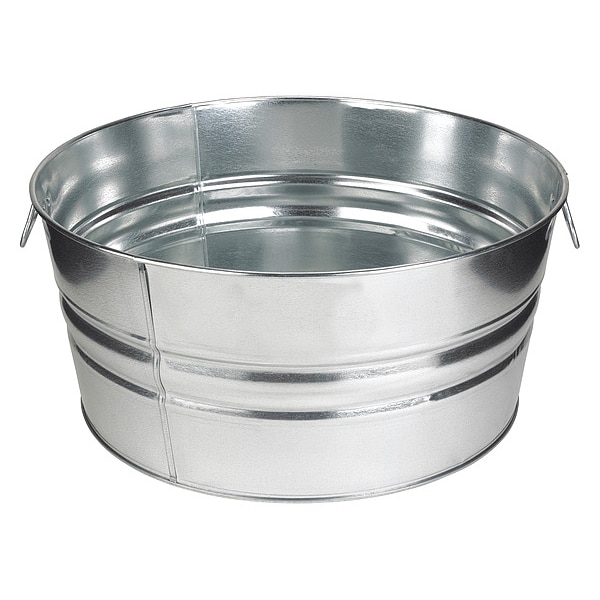 Utility Tub, 17 gal., Silver
