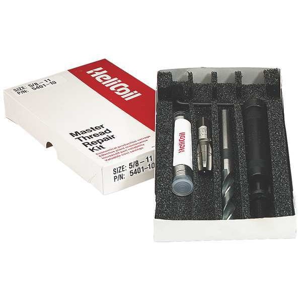 Free-Running Helical Insert Repair Kit, Helical Inserts, 5/8"-11, Plain 18-8 Stainless Steel