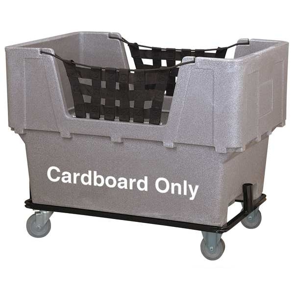 Matl Handling Cart, Cardboard Only, Gray