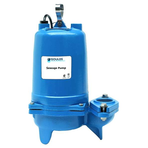 1 HP 2" Manual Submersible Sewage Pump 200V