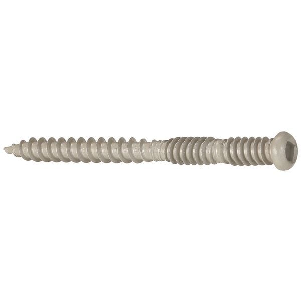 Wood Screw, #10, 2-1/2 in, Advanced Corrosion Resistance Steel Pan Head Square Drive, 2125 PK